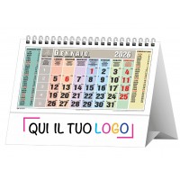 Calendari personalizzati da tavolo 2026 Multicolor
