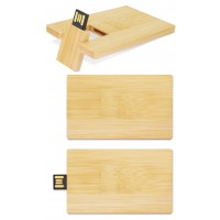 USB Card personalizzate in Bambù 32 Gb - Z1079