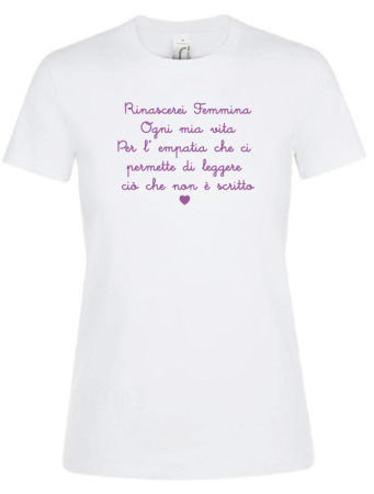 T-shirt rinascerei femmina