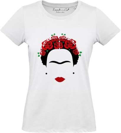 T-shirt Frida Glitter Rosso
