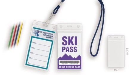 Portabadge/Pass personalizzati a tracolla - 262