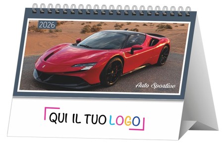 Calendari personalizzati Auto sportive da tavolo 2026