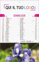Calendari personalizzati fiori 2026