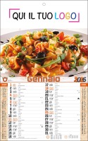 Calendari personalizzati gastronomia e ricette 2026
