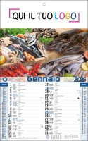 Calendari personalizzati Pesce crudo 2027