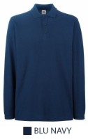 Polo personalizzate fruit premium Manica Lunga