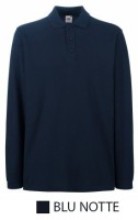 Polo personalizzate fruit premium Manica Lunga