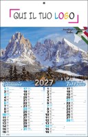 Calendari personalizzati monti 2027