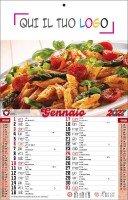 Calendari personalizzati gastronomia e ricette 2027