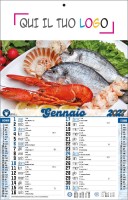 Calendari personalizzati Pesce crudo 2027