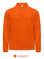 Polo personalizzate JHK regular manica lunga