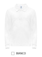 Polo personalizzate JHK Manica Lunga bambino