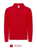 Polo personalizzate JHK Manica Lunga bambino