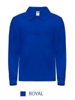 Polo personalizzate JHK Manica Lunga bambino