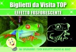 Biglietti da visita personalizzati Fosforescenti 