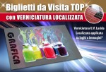 Biglietti da Visita personalizzati vernice localizzata