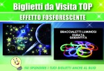 Biglietti da visita personalizzati Fosforescenti 