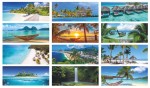 Calendario personalizzati da tavolo Paesaggi  tropicali 2026