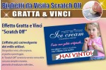 Biglietti da visita personalizzati gratta e vinci - Double