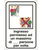 Segnaletica personalizzata coronavirus