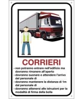 Segnaletica personalizzata coronavirus