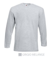 T-shirt personalizzate Fruit  Valueweight Manica Lunga