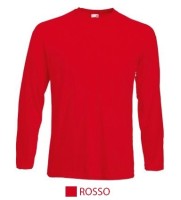T-shirt personalizzate Fruit  Valueweight Manica Lunga