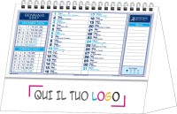 Calendari personalizzati da tavolo Basic Blu 2027
