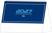 Calendari personalizzati da tavolo Basic Blu 2027