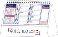 Calendari personalizzati da tavolo Basic Rosso 2027