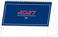 Calendari personalizzati da tavolo Basic Rosso 2027