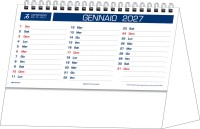 Calendari personalizzati da tavolo Basic Rosso 2027
