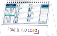 Calendari personalizzati da tavolo Basic Verde 2027