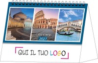 Calendari personalizzati città d'Italia da tavolo 2027