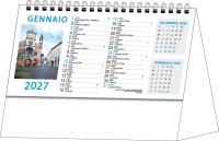 Calendari personalizzati città d'Italia da tavolo 2027