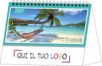 Calendario personalizzati da tavolo Paesaggi tropicali 2027
