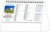 Calendario personalizzati da tavolo Paesaggi tropicali 2027