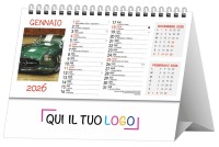 Calendari personalizzati Auto sportive da tavolo 2026