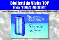 Biglietti da visita personalizzati perla