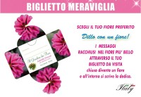 Biglietti personalizzati fustellati - Meraviglia
