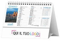 Calendari personalizzati città d'Italia da tavolo 2026