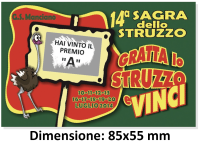 Biglietti da visita personalizzati gratta e vinci  - Classico