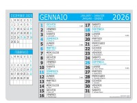 Calendari personalizzati olandese pad azzurro 2026