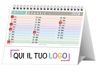 Calendari personalizzati da tavolo 2026 Multicolor