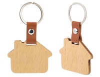 Portachiavi legno casa