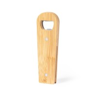 Apribottiglia e pinza di chiusura in bamboo - 1750