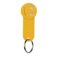 Portachiavi con gettone Smile E14049