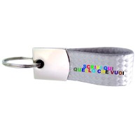 Portachiavi personalizzati in fibra di carbonio - 1133