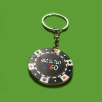 Portachiavi personalizzati in plastica - 5143 Fiches