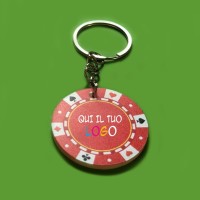 Portachiavi personalizzati in plastica - 5143 Fiches